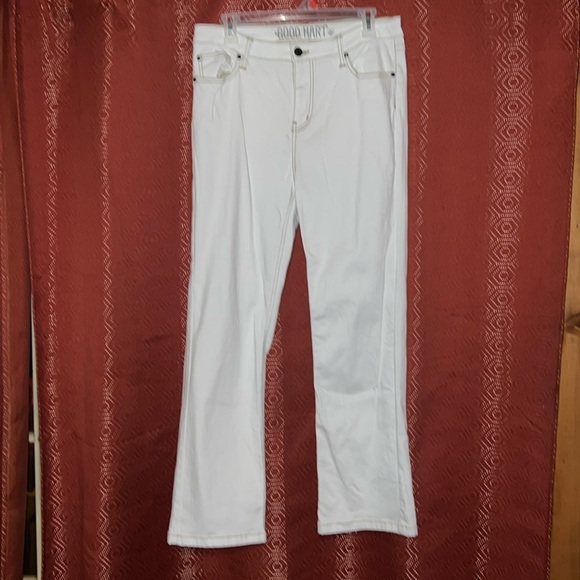 Good Hart by Matilda Jane White Jeans 12 - Picture 1 of 8